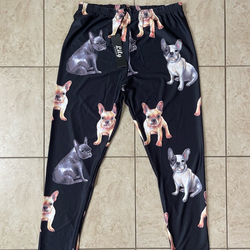 French Bulldog leggings